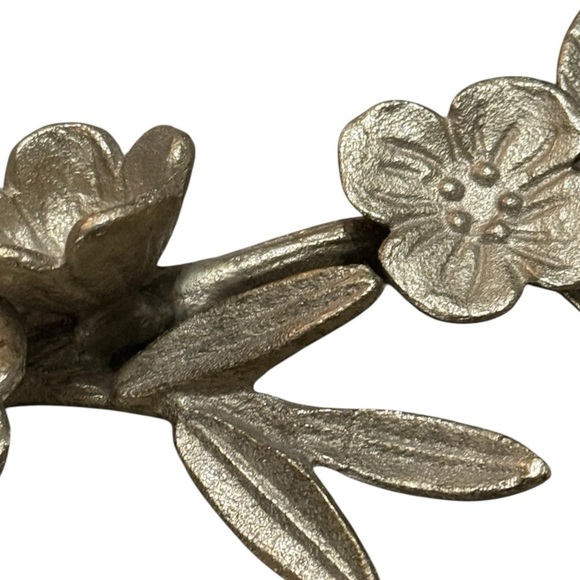 OPALHOUSE Gold Floral Metal Stem Decor Tablescape Table Bud Set of 2 18 inch Art - Picture 5 of 7